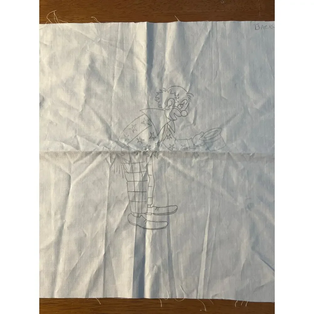 Handmade Embroidered Circus Clown and Clown Patterns 14